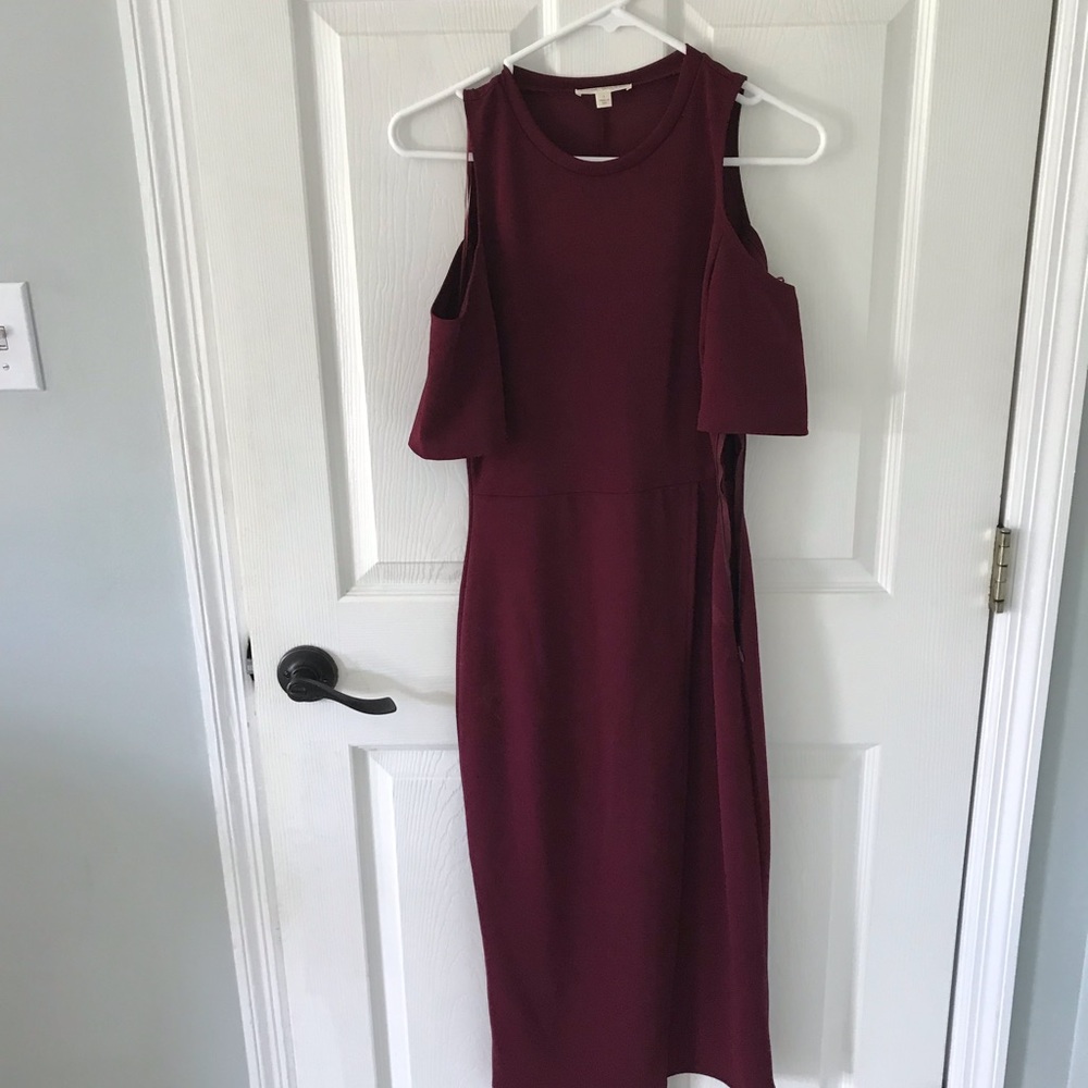 Nine Britton maroon dress